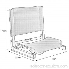 International Group Folding Portable Stadium Bleacher Cushion Chair Durable Padded Seat With Back 568985722